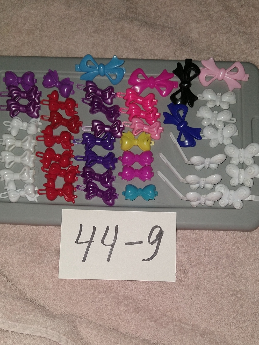 Kids Bow Hair Clips - Assorted Colors
